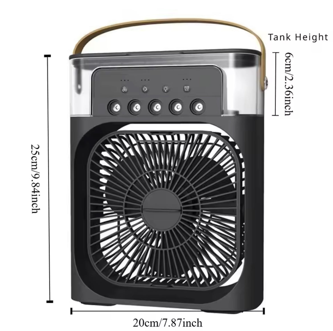 New Five-hole Spray Fan USB Desktop Humidifier Portable Practical Cooling Fan Hydrocooling Summer Indispensable Chiller Office
